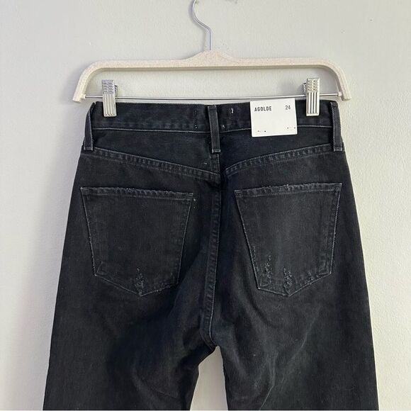 AGOLDE Cherie High Rise Straight in Distortion - Picture 8 of 11